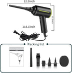 DOROBEEN Compressed Electric Air Blower, Handheld 500W 40000RPM Powerful Cored - Image 7