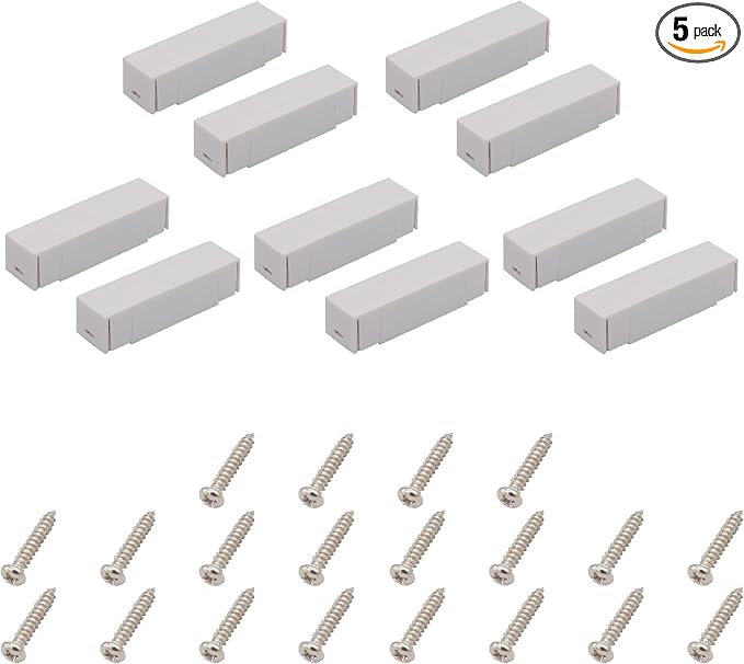5Pcs Magnetic Reed Switch Wired Surface Mount Normally Closed NC Contact Sensor by FOCMKEAS