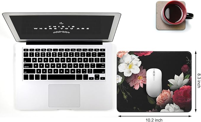JIKIOU 3 Pack Mouse Pad with Stitched Edge, Comfortable Mouse Pads with - Image 2