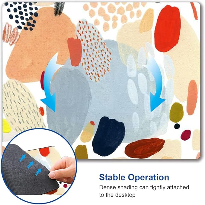 Mouse Pad, Square Non-Slip Rubber Personalized Computer Mouse Mat, Waterproof - Image 6