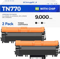 TN770 Black Toner Cartridge High Yield 2-Pack by KingKJInkToner