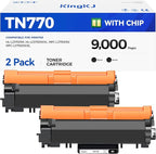 TN770 Black Toner Cartridge High Yield 2-Pack by KingKJInkToner