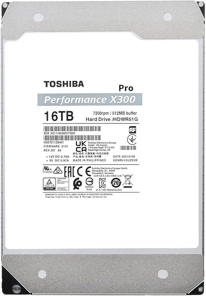 Toshiba X300 PRO 16TB High Workload Performance - Image 2