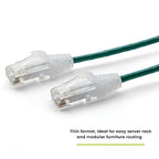 TRUECABLE Cat6 Component Rated Patch Cable, Unshielded, 28AWG Solid Copper - Image 3
