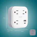 Philips EZFit 3-Outlet Surge Outlet Extender - Image 7