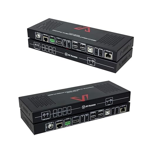 HDBaesT HDMI USB KVM Extender 4K60Hz 4:4:4 18Gbps 1080P HDR 330ft Over by ACTIONSGLOBALUSINC