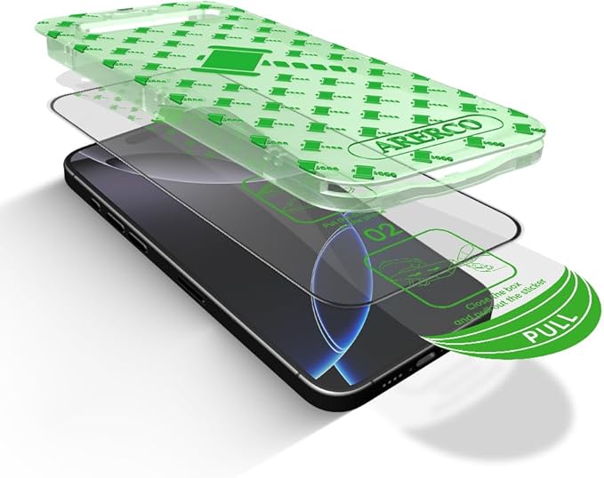 Full Edge Coverage 9H+ Glass 2 Pack+2 Camera lens cover - Image 8