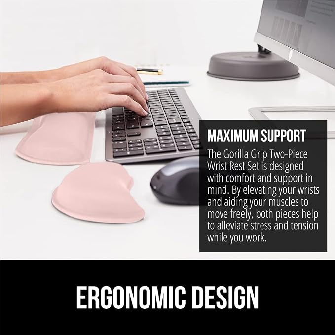 GORILLA GRIP Silky Gel Memory Foam Wrist Rest - Image 4