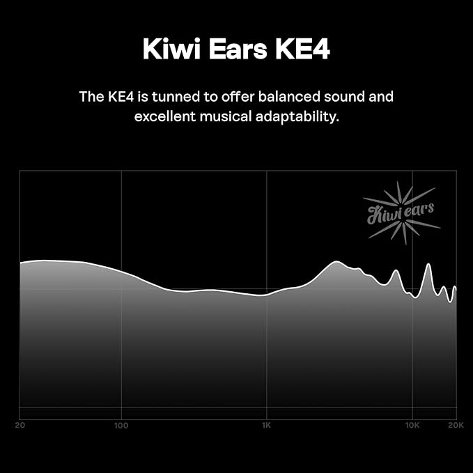 Linsoul Kiwi Ears KE4 in Ear Monitor, 2DD+2BA Hybrid Earphone, Gaming Earbuds - Image 6