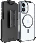 BELTRON Belt Case for iPhone 16, Slim Protective Transparent Case & Rotating by BELTRON