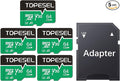 TOPESEL Micro SD Card high Speed 90mb per Second TF Card 4K Recording Memory by TOPESEL