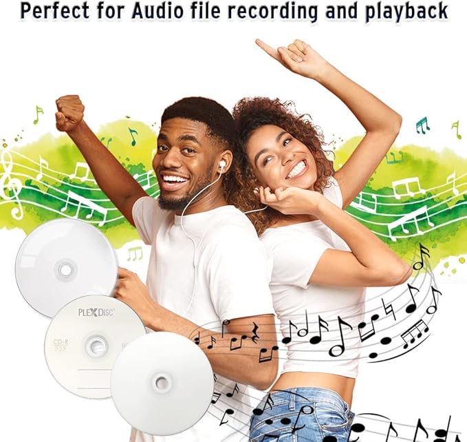 CD-R 700MB 52X White Inkjet Hub Printable Recordable Media - Image 7