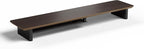 Walnut Dual‑Tier Monitor Stand for Modern Desk Setup – Minimalist Wooden Riser - Image 8