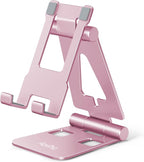 Cell Phone Stand for Desk, Adjustable Desktop Phone Holder Stand, Foldable by Aoviho