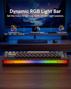 Redragon K752 Wireless Mechanical Keyboard, 60% Gasket Mount Gaming Keyboard - Image 4