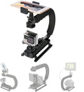 Fantaseal 4in1 DSLR/Mirrorless/Action Camera +Camcorder +Smartphone Stabilizer by Fantaseal
