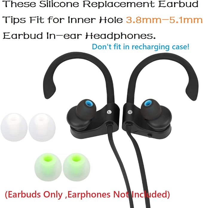 Earbuds Replacement Tips Silicone Earbud Tips Ear Gels Fit - Image 4