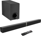 MZEIBO Sound bar with Subwoofer, 120W Bluetooth 5.0 TV Soundbar Home Theater by MZEIBO
