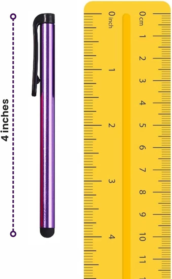 Stylus Pens for Touch Screens, 100 Pieces Universal Colorful Long Metal - Image 3