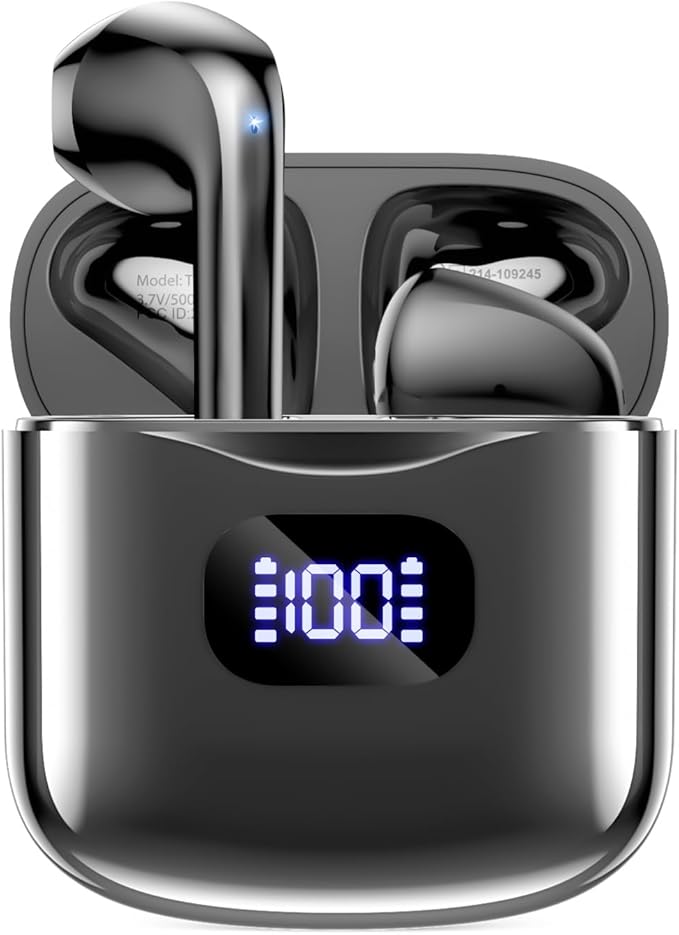 KTGEE Wireless Earbuds Bluetooth 5.3 Headphones, 40Hrs Playback Stereo Ear Buds by KTGEE