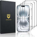 UNBREAKcable Screen Protector for iPhone 16 Plus/15 Plus Full Coverage Double by UNBREAKcable