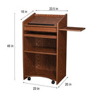 OEF Furnishings Mobile Floor Lectern - Image 3