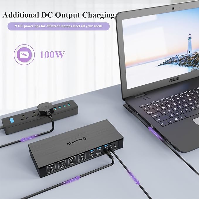 WAVLINK DisplayLink Laptop Docking Station - Image 5