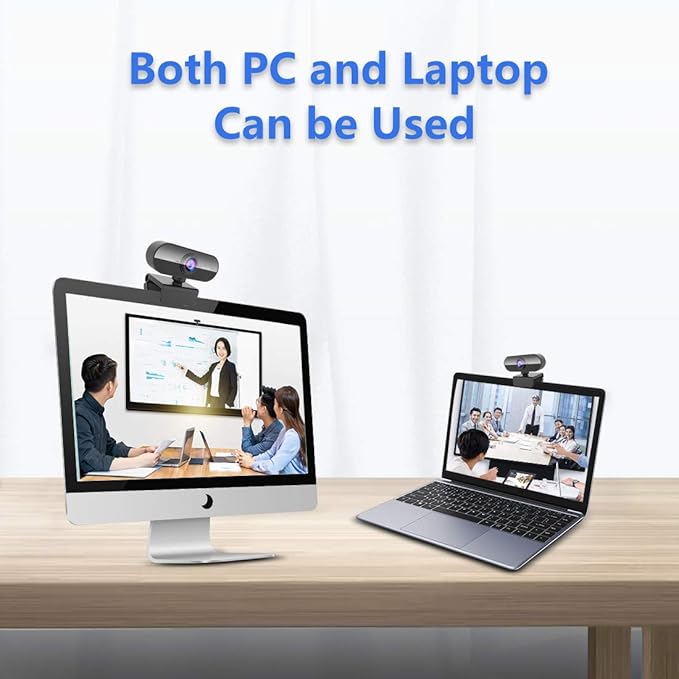 Webcam for pc with Microphone, Full Hd 1080P Streaming Web Cam for Mac Laptop - Image 5