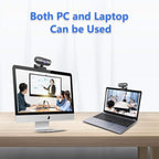 Webcam for pc with Microphone, Full Hd 1080P Streaming Web Cam for Mac Laptop - Image 5