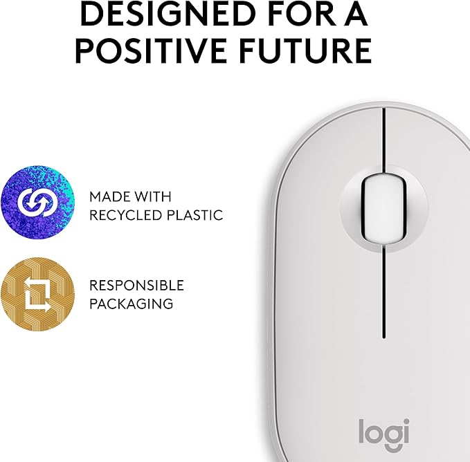 Logitech Pebble Mouse 2 M350s Slim Bluetooth Wireless Mouse, Lightweight - Image 10