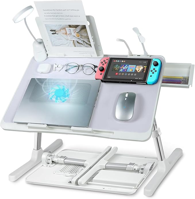 Laptop Lap Desk with Cooling Fan by IXTRA