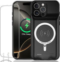 Battery Case for iPhone 16 Pro Max, Upgraded 12000mAh Rechargeable Portable by KCKEBLM