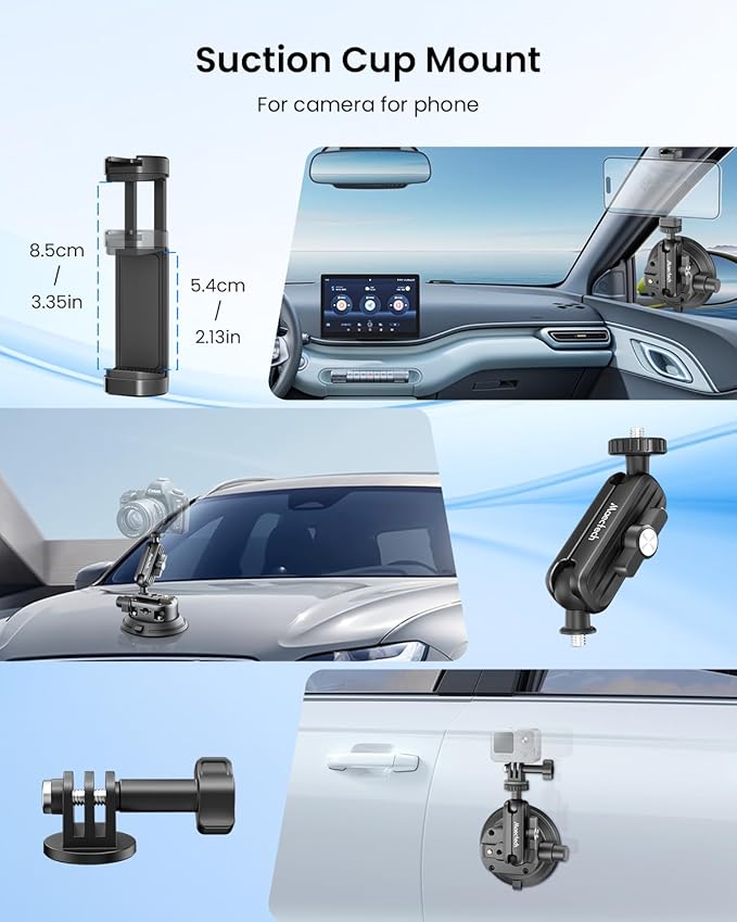 4" Suction Cup Mount with Magic Arm - Image 2