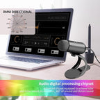 LIANGSTAR USB Computer Microphone, Podcast Mic Desktop - Image 5