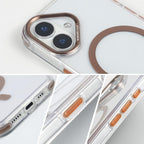 for iPhone 16 Case with 62.99 inch Lanyard, Classic Clear&Brown Magnetic Phone - Image 5