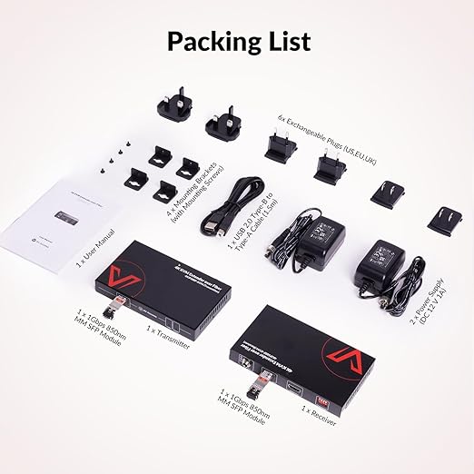 AV Access 4K HDMI Fiber KVM Extender Over IP, Zero Latency, 3xUSB 2.0 Ports - Image 7