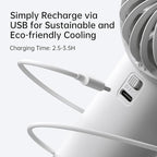 JISULIFE Handheld Portable Fan - Image 8