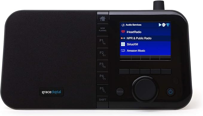 Grace Digital Mondo Elite Smart Internet Radio, 7-Day Alarm – Microphone-Free - Image 4