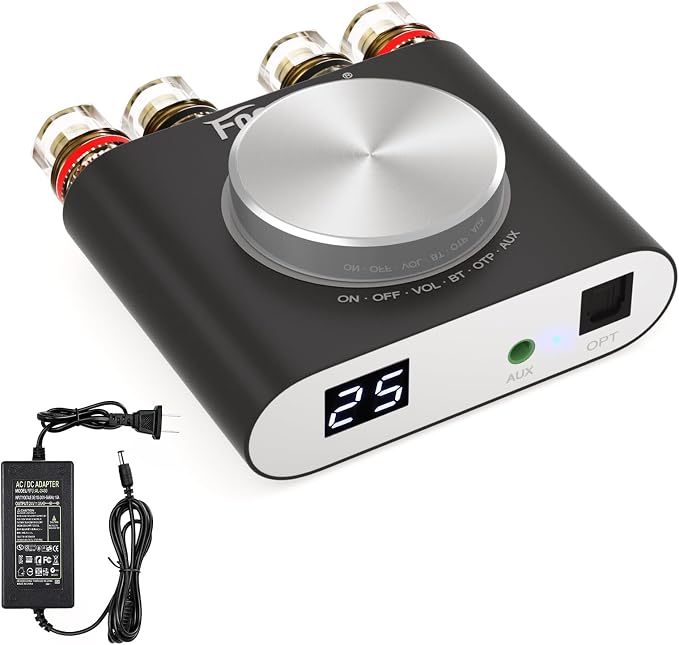 Facmogu M6 200W Mini Bluetooth 5.0 Audio Power Amplifier, 100Wx2 Dual Channel - Image 9