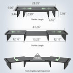 Zimilar Dual Monitor Stand Riser, Monitor Stand - Image 2