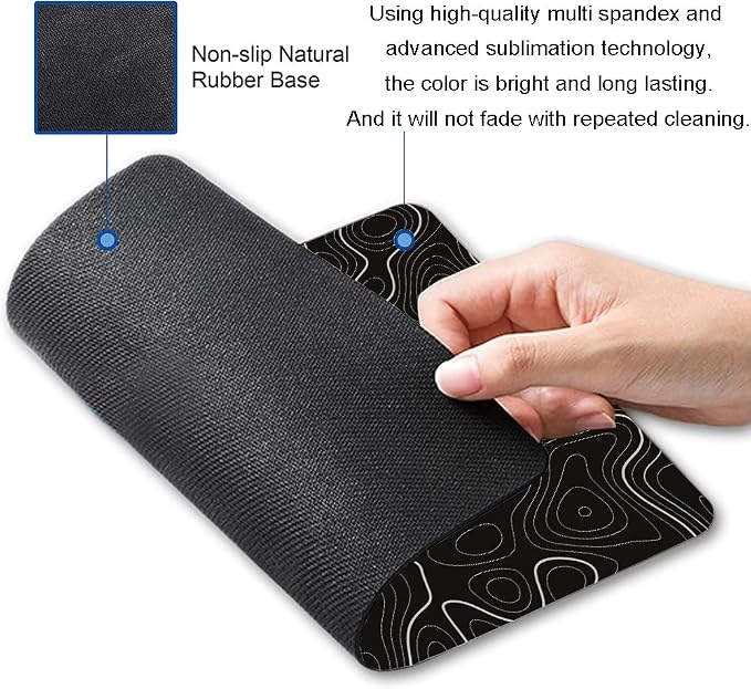Topographic Contour Map Mouse Pad - Image 2
