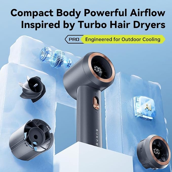 Portable Fan For Travel Mini: Small Pocket Handheld Personal Rechargeable - Image 6