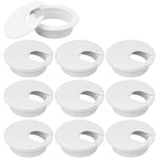20Pack 2" Black Desk Grommet, HNBun Wire Cable Hole Cover Plug Cap Insert by HNBun