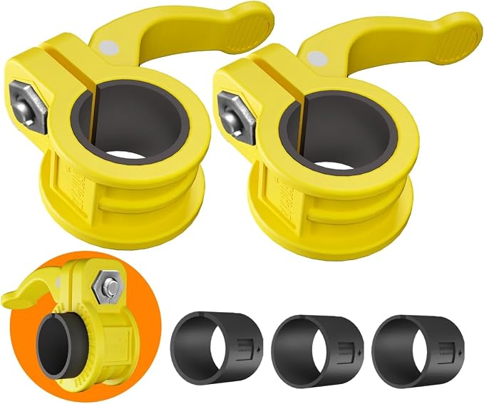 Mini Barbell Clips 1 inch I Multi-Size Adjustable Barbell Collar I 1 inch by ZY-HUAN