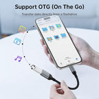USB C to USB 3.0 Adapter, Type C Male to USB Female OTG Cable 5Gbps Data - Image 3