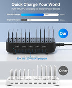 SooPii USB Charging Station, 100W Fast Charging Station - Image 3