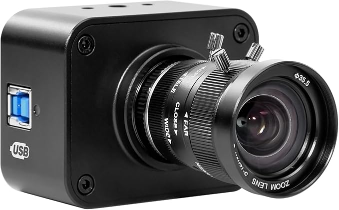 MOKOSE USB Camera 4K, USB3.0 Manual Focus Webcam by MOKOSE
