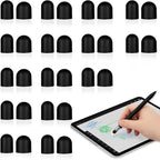 30PCS Rubber Tips for Stylus Pens, 2 Size 0.2'' & 0.28'' Replacement Nibs for by Unknown