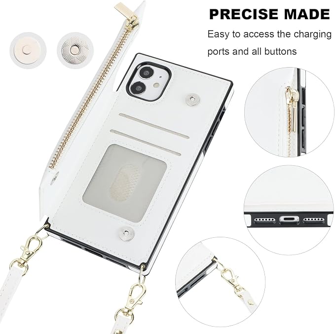 Bocasal Crossbody Wallet Case for iPhone 11 - Image 6
