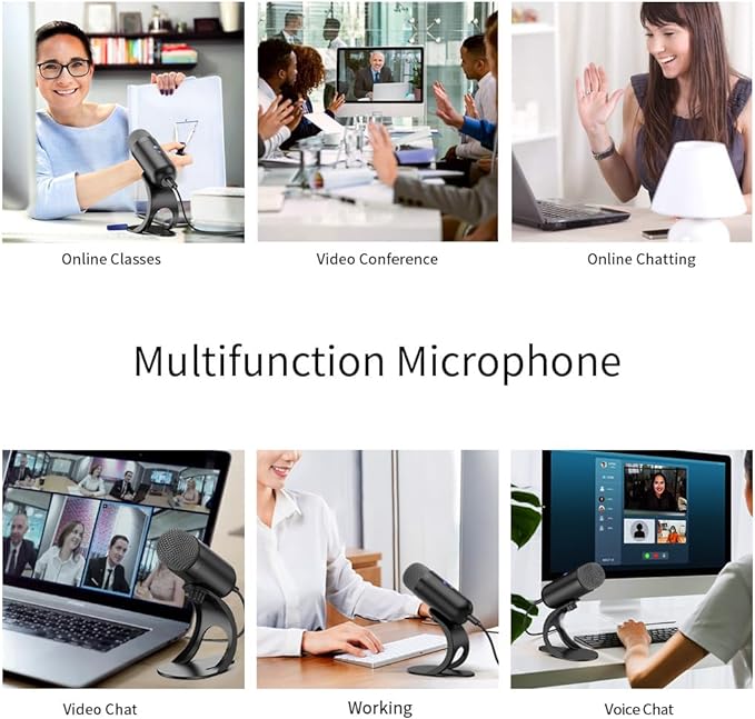 LIANGSTAR USB Computer Microphone, Podcast Mic Desktop - Image 2
